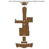 2011-2015 Mastercraft X55 Swim Platform Cockpit Pad Boat EVA Foam Teak Floor Mat