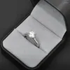 Sieradenzakken prachtige ringbox premium lederen cadeau voor bruiloftsvoorstel oorrang hang ketting sieraden opslagcase