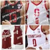 كرة السلة NIK1 NCAA Stanford Cardinal كرة السلة Jersey 15 Rodney Herenton 20 Josh Sharma 23 Cormac Ryan 24 Sam Beskind Custiced Stitched