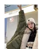 Winter Duck Down Jacket Bat Sleeve Women Oversized Coat Fluffy Faux Fur Warm