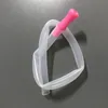 Outros acessórios para fumantes Mangueira de silicone Shisha Hoses Mangueira Adaptador de Vapor de Vapor para mini tubos de água Rig Bong com ponta de gotejamento