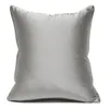 베개 자카드 커버 높은 정밀 추상 회색 기하학적 자수 장식 베개 홈 장식 의자 소파 커버