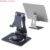 Support de téléphone rotatif en alliage d'aluminium pour voiture, Support de bureau pliable pour iPhone iPad Pro 12.9