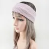 Fashion Women Headband Knitted Turban Warm High Elastic Hair Band Winter Solid Color Casual Hair Accessories