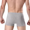 Mutande W63 XL-5XL Boxer da uomo sexy solido morbido Intimo traspirante Pantaloncini Homme comodi da uomo