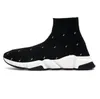 Projektanci Speeds 2.0 1.0 V2 Casual Buty Platforma Sneaker Men Men Women S Socks Buty Black Black Białe Trenery