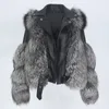 Futro dla kobiet Faux Menina Bonita prawdziwa kamizelka płaszcza zimowa kurtka Kobiet Naturalny oryginalna skórzana odzież wierzchnia Lokomotywa streetwearu 221124