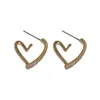 Stud Earrings Korean Statement F Fashion Trend Women's Love Geometry Simple Jewelry