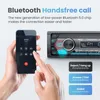 1din carro estéreo M12 1 DIN Bluetooth 5.0 na unidade de cabeça da cabeça FM Rádio Aux entrada tf USB Porta Voice Assistant App Controle