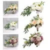 Decorative Flowers Wedding Bouquets For Bride Bridal Throw Bouquet Shower Ceremony Decor