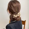 Chouchous en cuir PU solide, bandes élastiques pour cheveux, attaches pour femmes, élastique pour queue de cheval, accessoires de cheveux à la mode