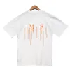 メンズデザイナーTシャツ夏レディースカップルプリント半袖TシャツストリートウェアホワイトグラフィティパターンアジアサイズM-4XL