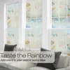 Raamstickers 3D MATTE PRIVACY FILM ONEAQUE STACKEN Decoratieve glazen deur Statische huishoudelijke frosted UV -bescherming voor badkamer Home