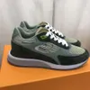 sneaker intage chaussures décontractées Virgils alligator gaufré noir gris marron blanc cuir de veau vert français Ablohs chaussure pour homme