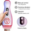 Brinquedos sexuais massageador automático boquete sucção masturbador vibrador para adulto masculino máquina oral brinquedos homem bomba barato masturbação copo