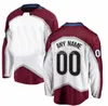 Niestandardowe mistrzowie Colorado Cale Makar Hockey''nhl''Jersey Nazem Kadri Mikko Rantanen Gabriel Landeskog Nathan Mackinnon Sakic Burakovsky