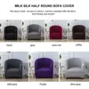 Stol täcker soffa täckklubb slipcover stretch mjuk soffa möbler skyddare ren färg elastisk sätesfodral för rum