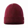 DIY autumn and winter solid color knitted bucket hat personalized design custom LOGO skull beanie men and women team can wear R6