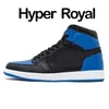 Jumpman 1 1s Баскетбольная обувь Мужчины Женщины Черный Белый Heritage Bred Patent University Blue Hype Royal Dark Mocha Shadow Мужские кроссовки Спортивные кроссовки размер обуви 36-47