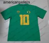 Maglia da calcio personalizzata 2021 Oregon Ducks 8 Mariota 13 Anthony Brown 26 Travis Dye 2 Devon Williams 7 CJ Verdell Rose Bowl 150TH Bianco Nero Verde Giallo Maglie S-5XL