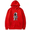 2023 Designer Men Womens Casual Hoodies Fashion Funny Astronaut Printing Sweatshirts Couples Stand Collar Zipper Hoodie Size Asian Size S-3XL