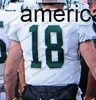 Dartmouth Big Green Football personnalisé N'importe quel numéro de nom Blanc 12 Derek Kyler 13 Jared Gerbino 31 Caylin Parker 42 Connor Rempel Jersey