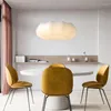 Pendant Lamps European-style Modern LED Chandelier Kitchen Living Room Bedroom Cute Pumpkin Shape PE Material Decorative Lighting Fixture