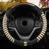 Steering Wheel Covers Microfiber Leather Car Cover For Smart All Models Fortwo Forfour Auto Styling Accessories