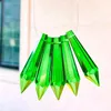 Chandelier Crystal 5PCS Pointed Beads Crystals Lamp Prisms Icicle Glass Bead Suncatcher For Windows Decor DIY Hanging Pendant