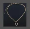 Linkmyy CN#0020 ketting voor vrouwen liefhebbers paar cadeau dames bruiloften geschenken sieraden nrj218o