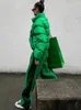 Kamek damski płaszcze damskie 2022 tra jesień/zima bloger High Street zielony różowy kolor stały kolor bawełniany Tide