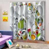 Curtain High Quality Custom 3d Fabric Fruit Curtains Set For Bed Room Living Office El Home Wall Decorative