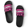 Aangepaste home PVC Soft Bottom Floor strand Mannen en vrouwen koppels Multi Color White Home Slippers C37 Maat 36-45