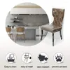 Крыш стулов Столовая пластиковые универсальные прозрачные стулья защитники для ресторанов и спальни коврики