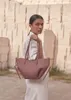 新しい5AポールバッグショルダーバッグCyme Tote Bag Full-Grain Textured Leather Designer Crossbody Bag
