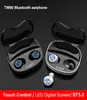 Tws original tw 90 50 casque Bluetooth 3D Musique stéréo Affichage LED Wirelessheless Earbuds sportifs tactiles imperméables 9467646