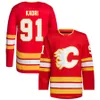 Calgary Hockey''nhl''flames Reverse Retro 91 Nazem Kadri Jersey 28 Elias Lindholm Andrew Mangiapane Jonathan Huberdeau Mackenzie Weegar