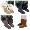 women ultra mini snow boots slipper Warm Boots Suede Shoes Classical Short Miniwomen Keep Man Womens Plush Casual Chestnut Grey 2022 M0AN#