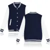 Vestes pour hommes Veste de baseball homme Jassen mannen Effen Kleur Jas bomberjack jaqueta masculina inverno simple boutonnage Harajuku veste sweat-shirt 221124