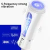 Sex toys massager 5 Frequency Vibration Heating Pronunciation Lantern Spray Vaginal Masturbation Cup Masturbator y Toys For Men