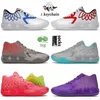 Lamelo skor 2023Lamelo Shoes MB.01 Basketskor Lamelo Ball 1of1 Herr 3 Tre bollar Sneakers White Blue Red Rock Ridge Ufo Rick and Morty Queen City