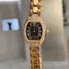 Kadınlar Lüks Saatler Kuvars Hareket Paslanmaz Bilezik Kadın Tasarımcı Yüksek kaliteli kol saati elmas çerçeve 27mm bayanlar mini kol saati Montre de Luxe