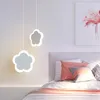 Lampade a sospensione Moderne a forma di cuore / Farfalla Fiore Led Lampadario Negozio di manicure Caffetteria Bar Ristorante Luci da comodino camera da letto ragazza