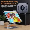 Car Aluminium Tablet Stand Laptop Stand Riser Foldable 360 Rotation Heat Notebook Support Laptop Base For Macbook Holder Bracket