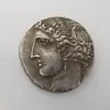 その他の芸術と工芸品タンネットペガサスレプリカコイン古代ギリシャの銅製クラフトカルタゴのお土産の女神記念コイン