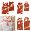 Basket Nik1 NCAA Texas Longhorns Basketball Jersey 33 Kamaka Hepa 1 Andrew Jones 2 Matt Coleman II 3 Courtney Ramey Custom Stitched