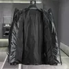 رجال لأسفل باركاس مصمم الشتاء سترة سوداء باركا أوزة أسفل المعاطف الدافئة zip cardigan الضخم الحجم LH30