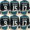 Männer Reverse Retro Hockey''nHl''15 Ryan Getzlaf Trikot 17 Ryan Kesler 4 Cam Fowler 36 John Gibson 8 Teemu Selanne 9 Paul Kariya 96 Charlie