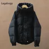 Women's Down Parkas Lagabogy Winter Women 90% White Duck Coats Casual Candy Color Warm Bread Jackets Female Hooded Loose Snow Outwear 221124