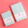 Mini Notebook A7 Size Portable Journal Bandage Handbook School Student Diary Simple Writing Supplies Stationery -accessoires